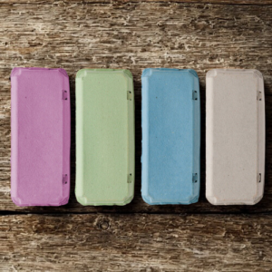 Farvede bakker til 10 æg